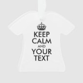 KEEP CALM personnalisé et votre texte (devant)