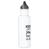 Keep Calm Pharmacy Technicia Waterfles (Links)