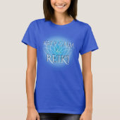 "Keep Calm & Reiki" avec T-Shirt Fleur Lotus (Devant)