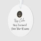 Keep calm. Restez Concentrés. Passer vos examens (devant)