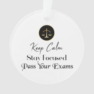 Keep calm. Restez Concentrés. Passer vos examens