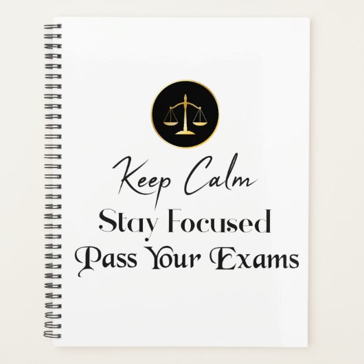 Keep calm. Restez Concentrés. Passer vos examens d (Devant)
