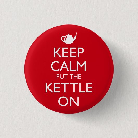 Keep Calm  Ronde Button 3,2 Cm (Voorkant)