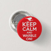 Keep Calm Ronde Button 3,2 Cm (Voorkant /achterkant)