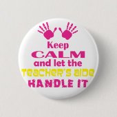 Keep Calm Ronde Button 5,7 Cm (Voorkant)
