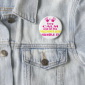 Keep Calm Ronde Button 5,7 Cm (In situ)