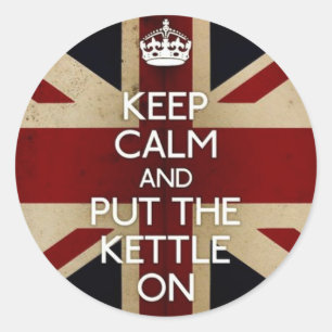 Keep Calm  Ronde Sticker