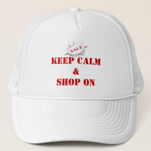 keep calm & shop on trucker pet