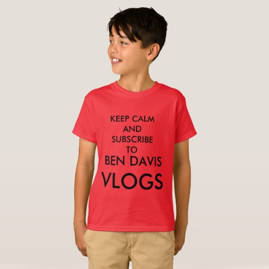 Keep Calm  T-shirt (Voorkant volledig)