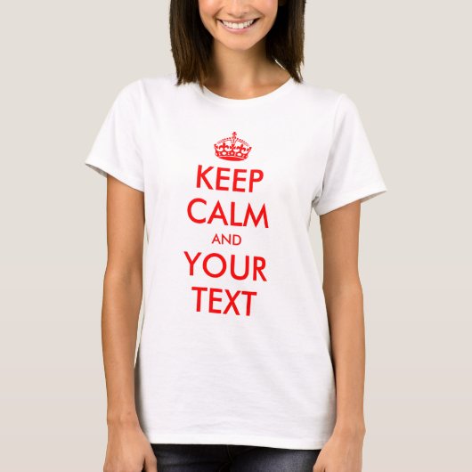  Keep Calm T-shirt (Voorkant)