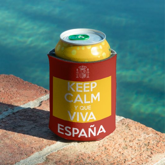 Keep Calm y que viva España Blikjeskoeler (Insitu Zwembad)
