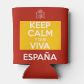 Keep Calm y que viva España Blikjeskoeler (Achterkant)