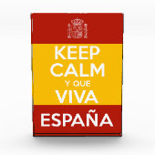 Keep Calm y que viva España Fotoblokken (Voorkant)