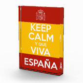 Keep Calm y que viva España Fotoblokken (Rechts)