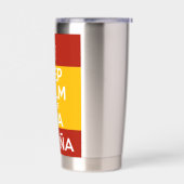 Keep Calm y que viva España Geïsoleerde Drinkbeker (Links)