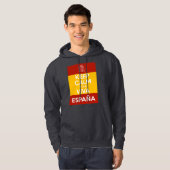 Keep Calm y que viva España Hoodie (Voorkant volledig)