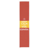Keep Calm y que viva España Korte Tafelloper (Voorkant)