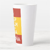 Keep Calm y que viva España Latte Mok (Voorkant)
