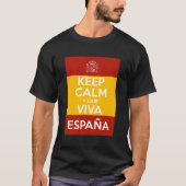 Keep Calm y que viva España T-shirt (Voorkant)