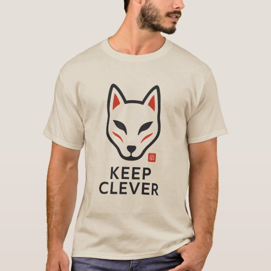 Keep Clever Kitsune T-Shirt (Devant)
