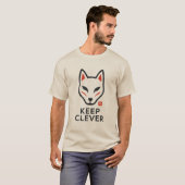 Keep Clever Kitsune T-Shirt (Devant entier)
