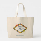 Keep Colfax Cool Jumbo Canvas Tote Bag (Dos)