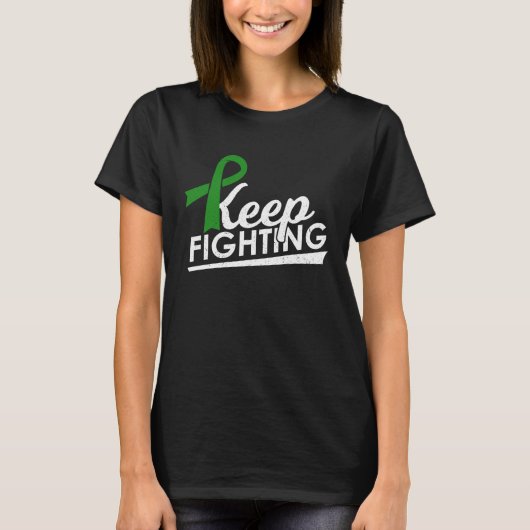 Keep Fighting Cerebral Palsy & Glaucoma Warrior Aw T-shirt (Voorkant)