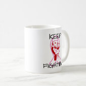 Keep Fighting Koffiemok (Voorkant rechts)