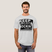 Keep Florida Rockin  T-shirt (Voorkant volledig)