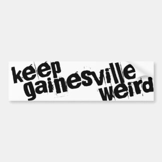 Keep Gainesville Weird Bumpersticker