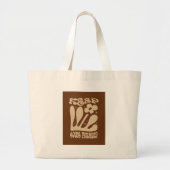 Keep Going Forward Grote Tote Bag (Voorkant)