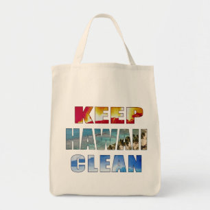 "Keep Hawaii Clean" - Hawaiian Tas canvas tassen