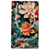 Keep It Merry Klein Cadeauzakje (Voorkant)