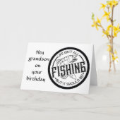 **KEEP IT REEL** ON **GRANDSON'S BIRTHDAY** CARD KAART (Gele Bloem)