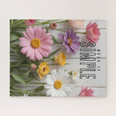 "Keep It Simple" Bloemen Legpuzzel (Horizontaal)