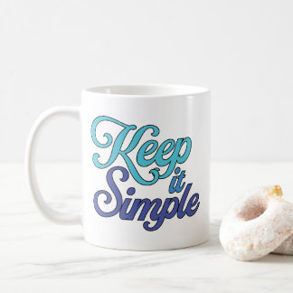 Keep it Simple Mug (Blue) Koffiemok