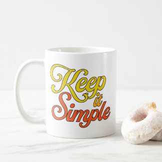 Keep it Simple Mug (Yellow) Koffiemok