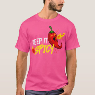 Keep It Spicy Hot Jalapeno Habanero Peper T-shirt