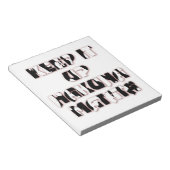 Keep It Up / Hakuna Matata Kunstdruk Notitieblok (Schuin)