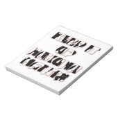 Keep It Up / Hakuna Matata Kunstdruk Notitieblok (Gedraaid)