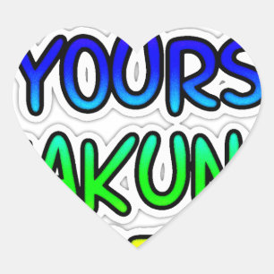 Keep It Yours Hakuna Matata Kunstdruk Hart Sticker