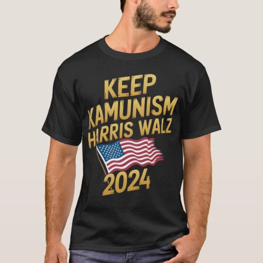 Keep Kamunism Walz 2024 Show Your Pride boy T-shirt (Voorkant)