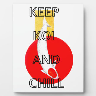 KEEP KOI EN CHILL FOTOPLAAT