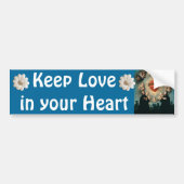 Keep Love bumper sticker (Voorkant)