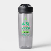 Keep Moving Forward Sports Water Bottle Waterfles (Voorkant)