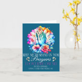 Keep My Husband In Your Prayers I Don't Have One Y Kaart (Gele Bloem)