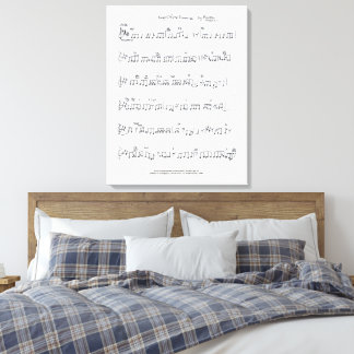 Keep Of The Promise Bladmuziek Canvas Print