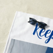 Keep on Sailin' Beach handdoek (In situ)