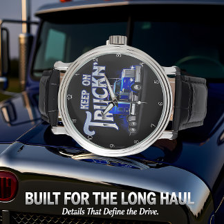 Keep On Truckin' Blue Rig Horloge