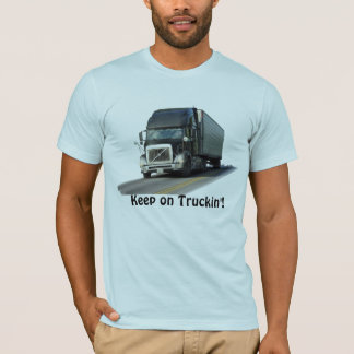 "Keep on Truckin'" vrachtwagenchauffeur T-shirt